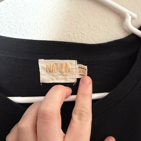 Nation LTD Dania Black Keyhole Long Sleeve Top Women’s XXL Elevated Basic - Picture 4 of 6